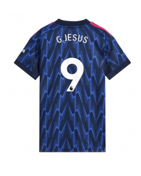 Billige Fotballdrakt Arsenal Gabriel Jesus #9 Replika Bortedrakt Dame 2025-26 Kortermet Billige Fotballdrakt Arsenal Gabriel Jesus #9 Replika Bortedrakt Dame 2025-26 Kortermet